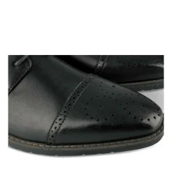 Veterschoenen ZWART