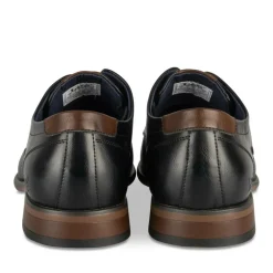 Veterschoenen ZWART