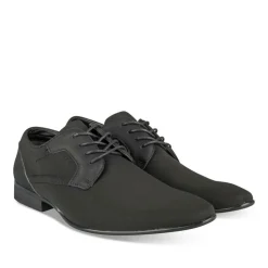 Veterschoenen ZWART