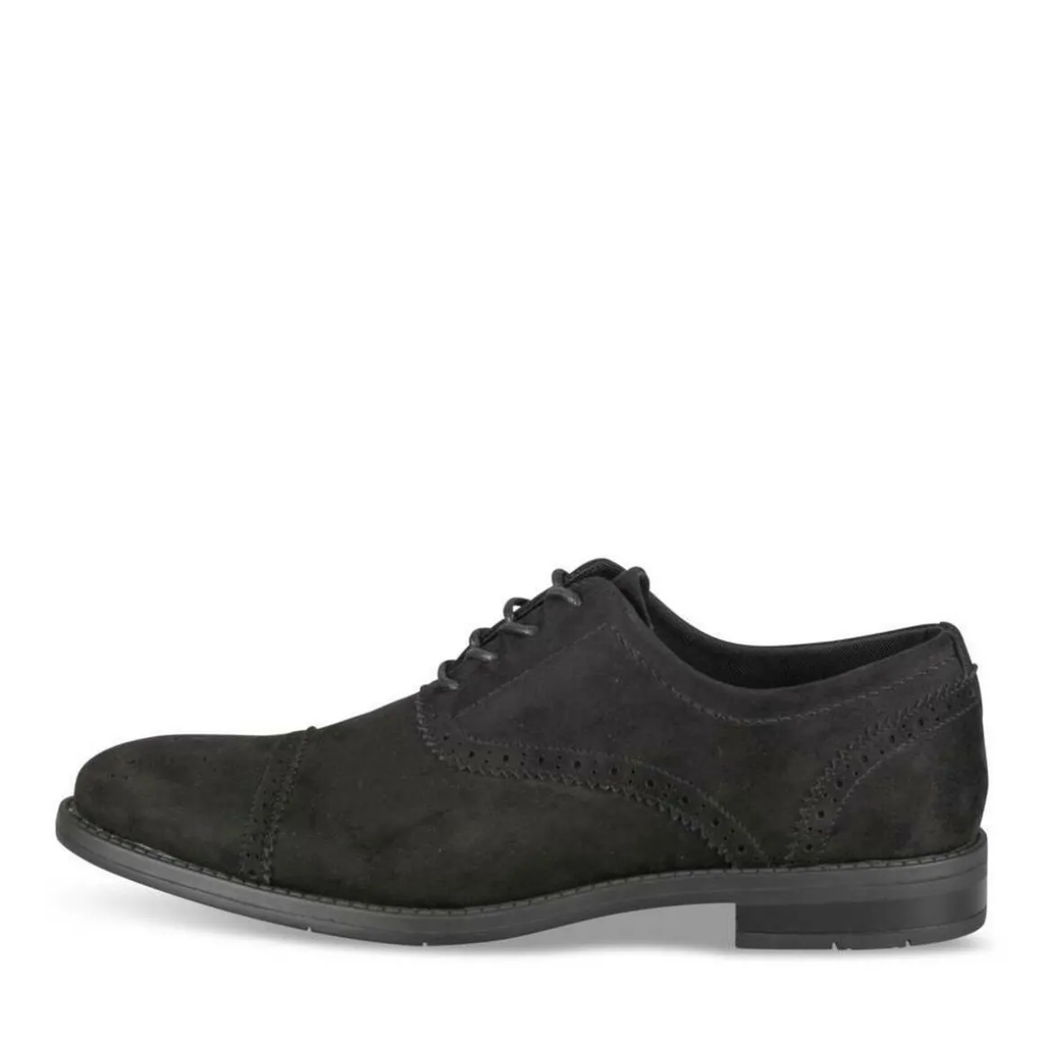 Veterschoenen ZWART