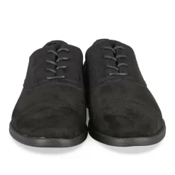 Veterschoenen ZWART