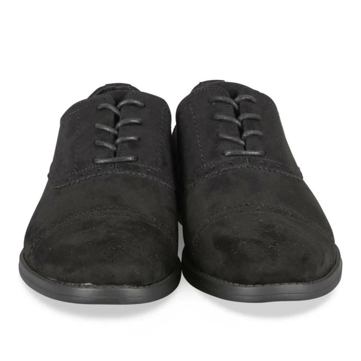 Veterschoenen ZWART