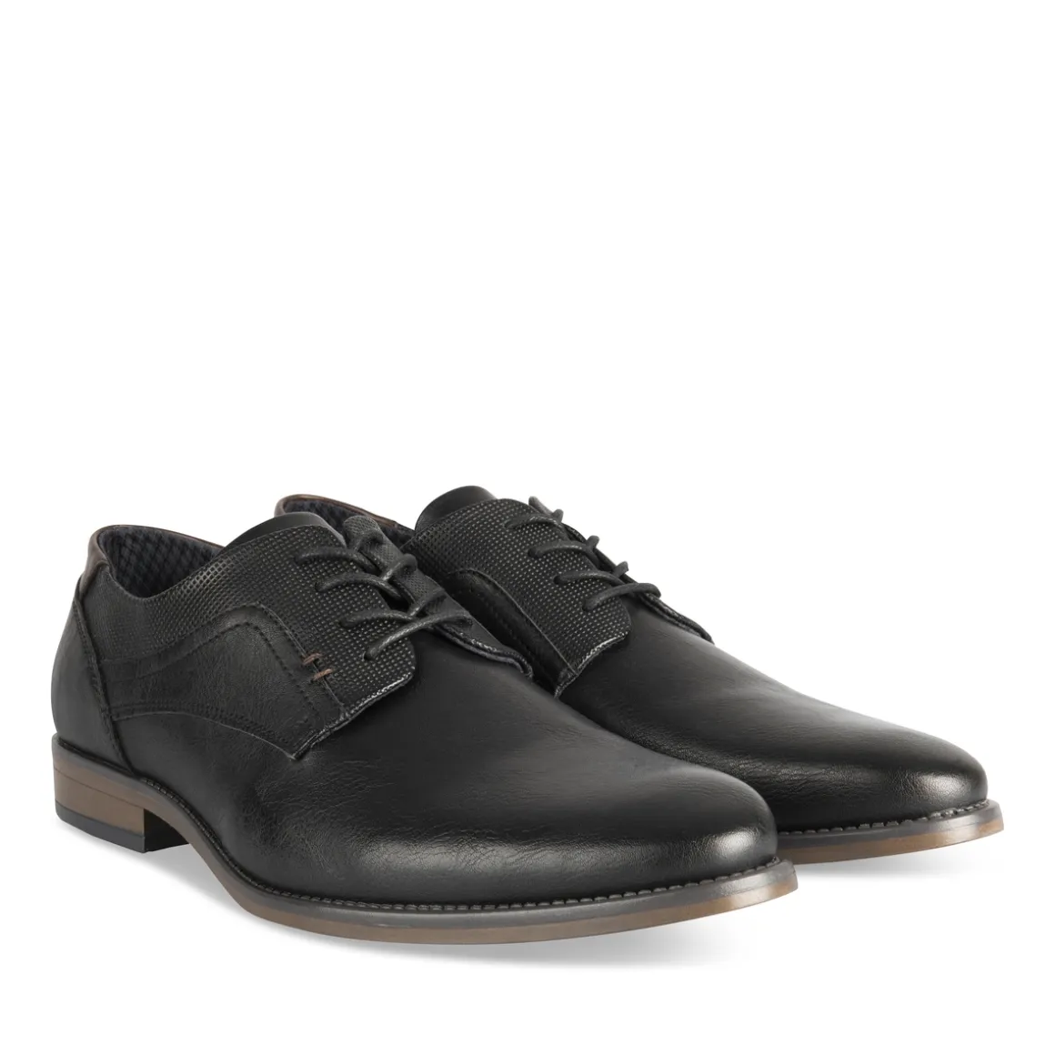 Veterschoenen ZWART