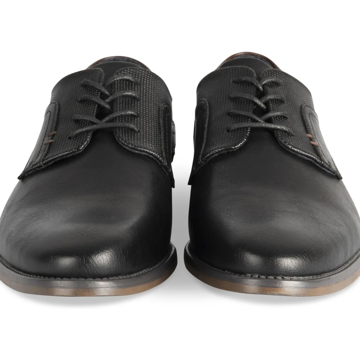 Veterschoenen ZWART