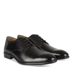 Veterschoenen ZWART