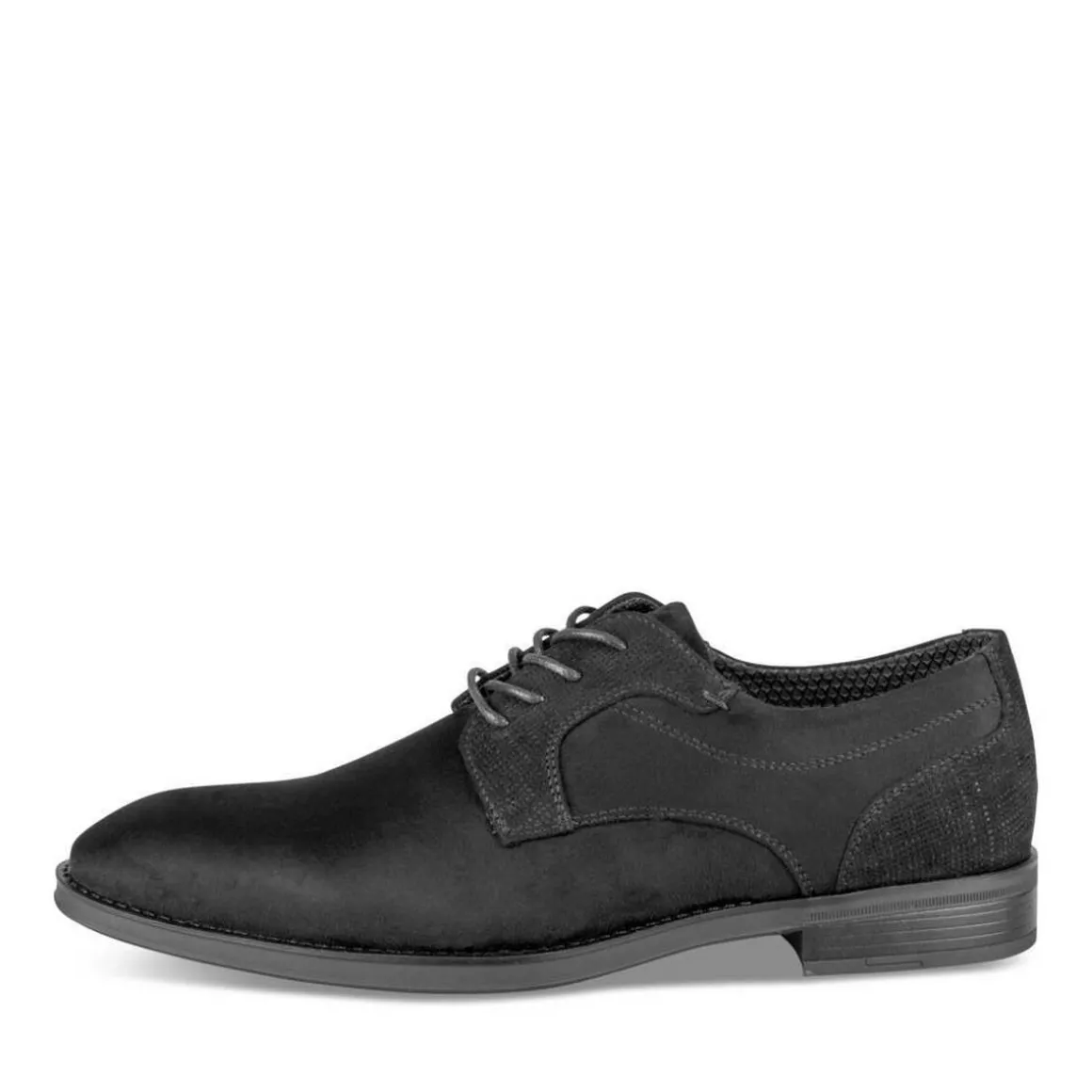 Veterschoenen ZWART