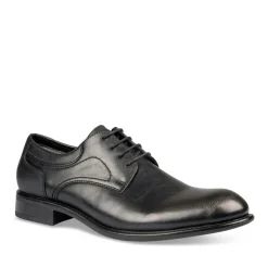 Veterschoenen ZWART