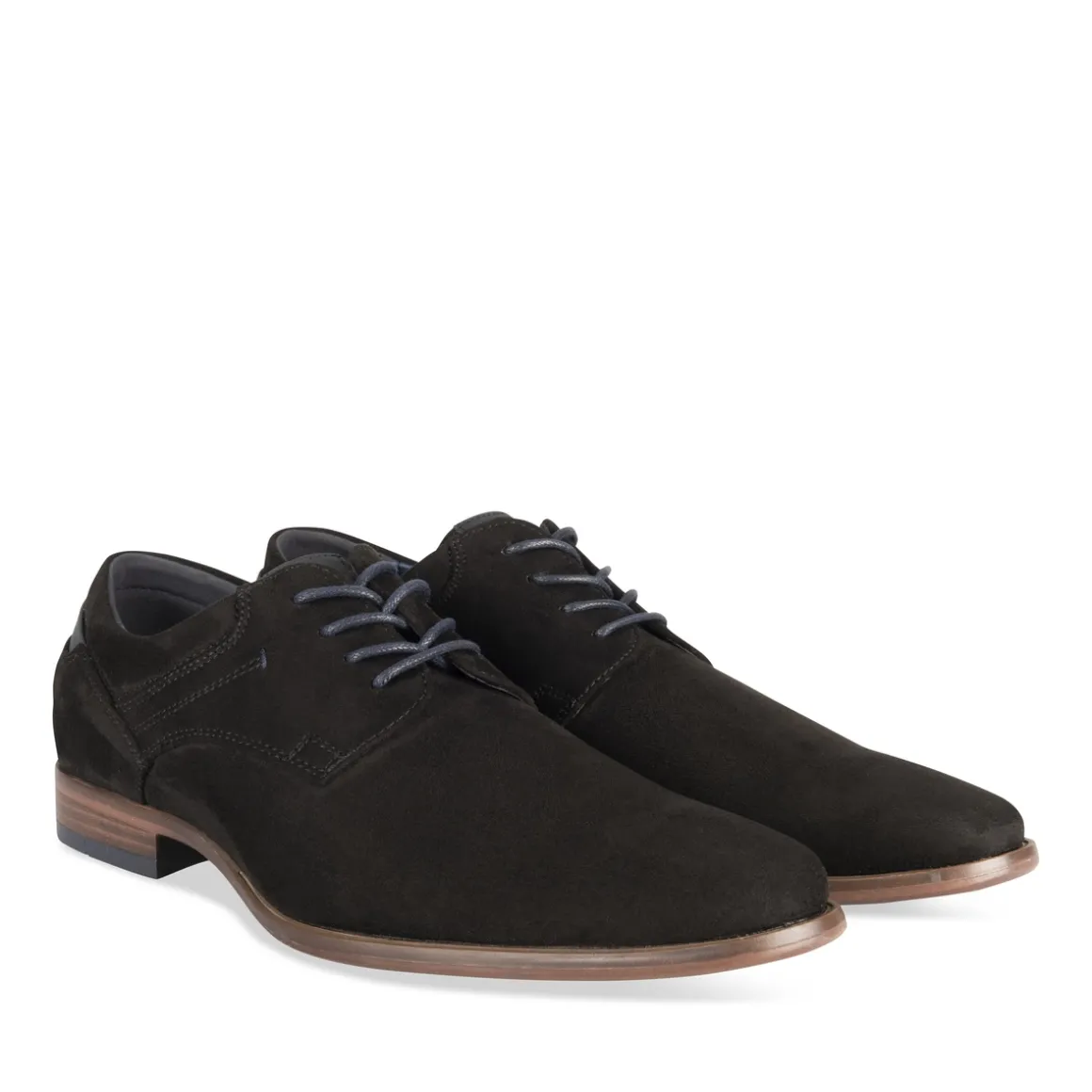 Veterschoenen ZWART