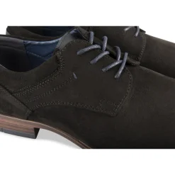Veterschoenen ZWART