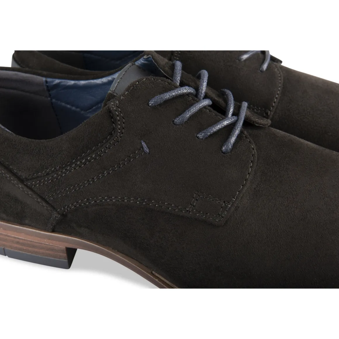 Veterschoenen ZWART