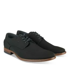 Veterschoenen ZWART