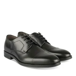 Veterschoenen ZWART