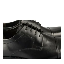 Veterschoenen ZWART