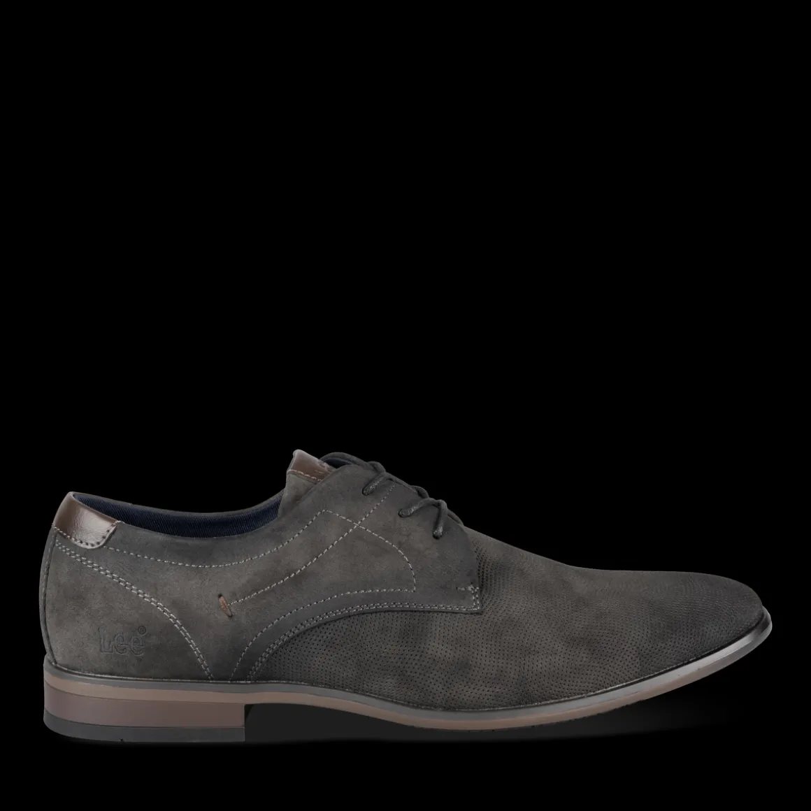 Veterschoenen ZWART