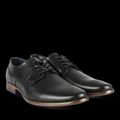 Veterschoenen ZWART