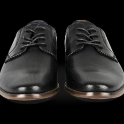 Veterschoenen ZWART
