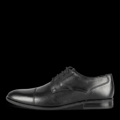 Veterschoenen ZWART