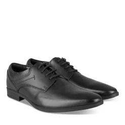 Veterschoenen ZWART