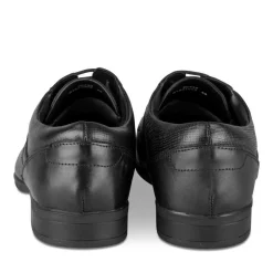 Veterschoenen ZWART