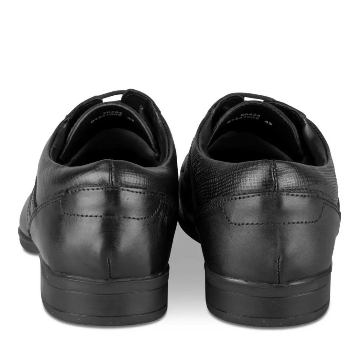 Veterschoenen ZWART