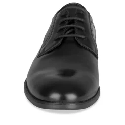 Veterschoenen ZWART