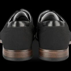 Veterschoenen ZWART