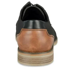 Veterschoenen ZWART