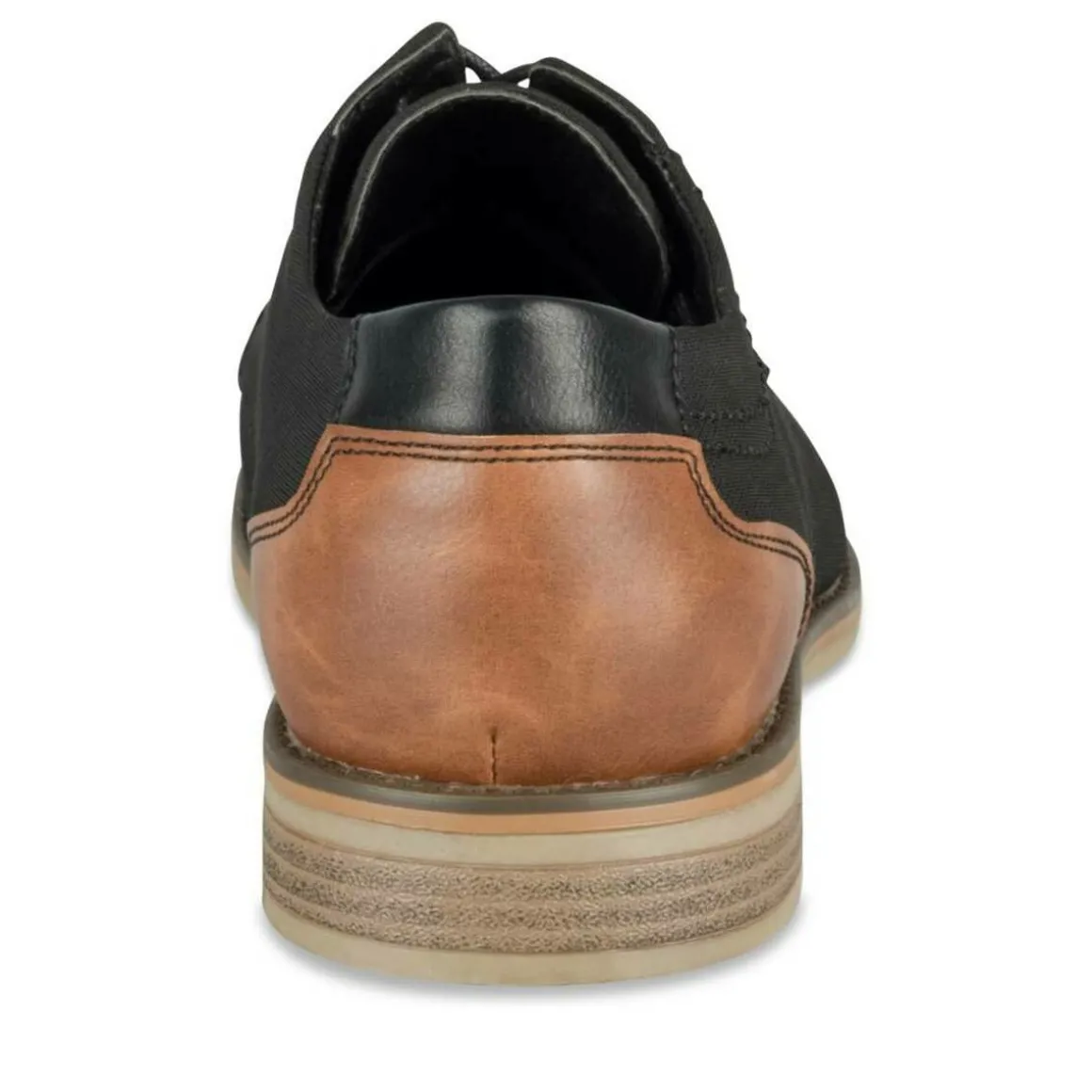 Veterschoenen ZWART