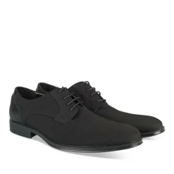 Veterschoenen ZWART