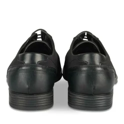Veterschoenen ZWART