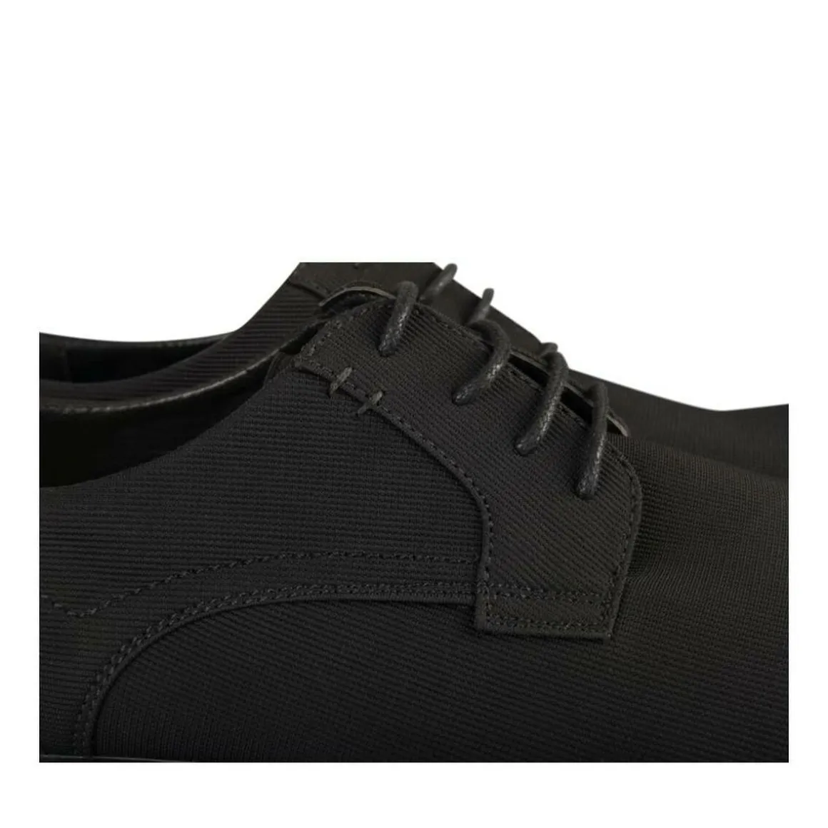 Veterschoenen ZWART