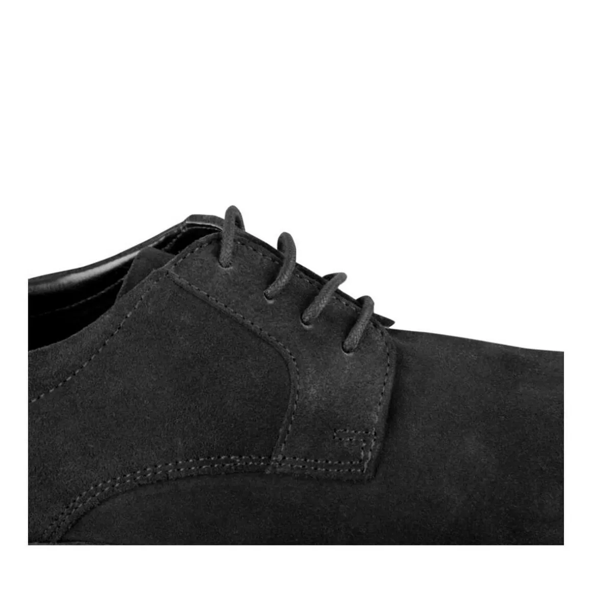 Veterschoenen ZWART
