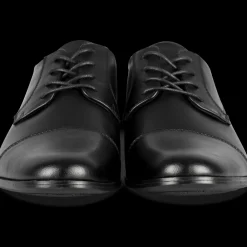Veterschoenen ZWART