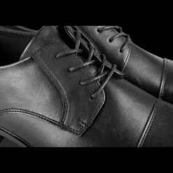 Veterschoenen ZWART