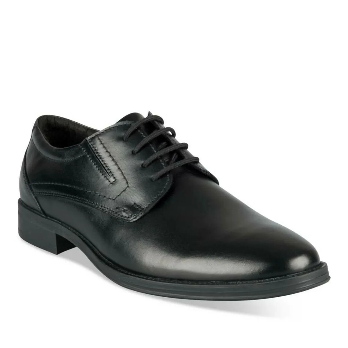 Veterschoenen ZWART