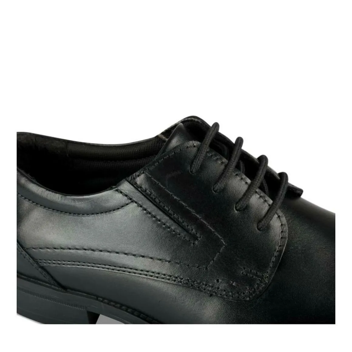 Veterschoenen ZWART