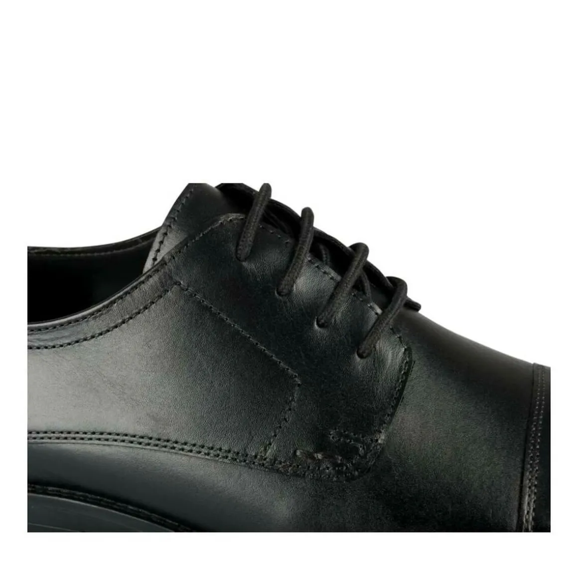Veterschoenen ZWART