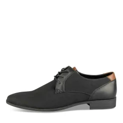 Veterschoenen ZWART
