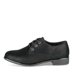 Veterschoenen ZWART