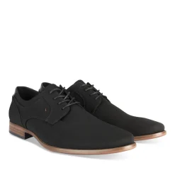 Veterschoenen ZWART