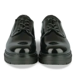 Veterschoenen ZWART