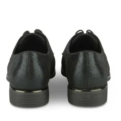 Veterschoenen ZWART