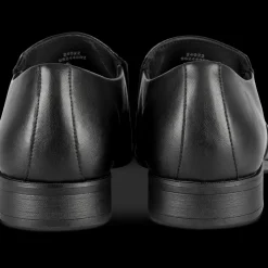 Veterschoenen ZWART