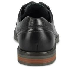 Veterschoenen ZWART