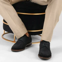 Veterschoenen ZWART