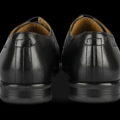 Veterschoenen ZWART