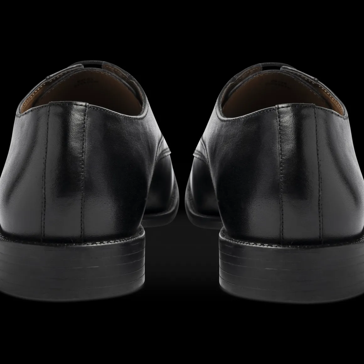 Veterschoenen ZWART