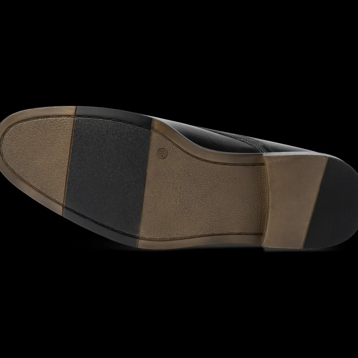 Veterschoenen ZWART
