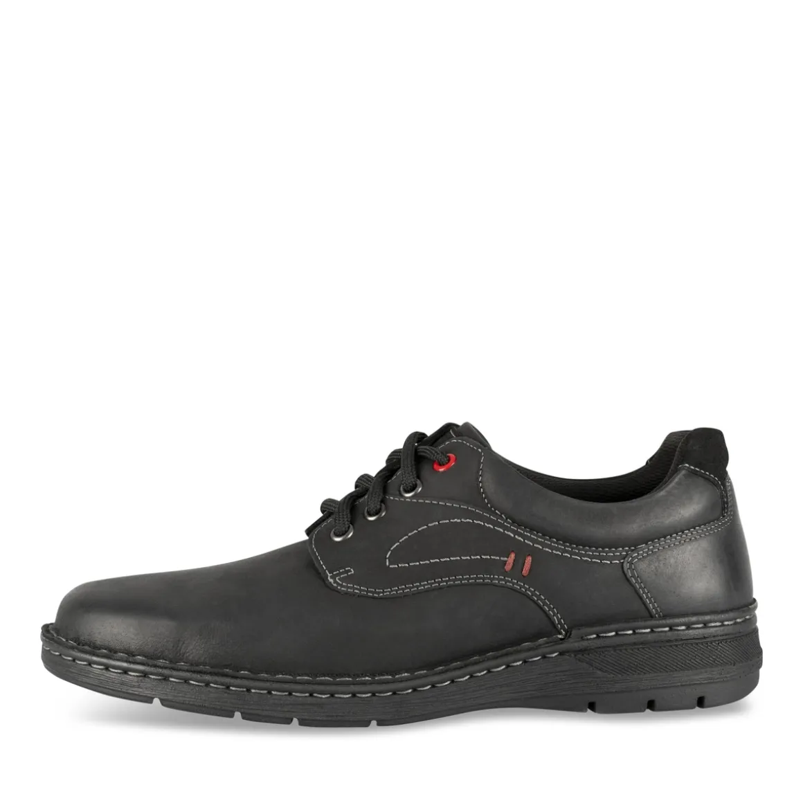 Veterschoenen ZWART
