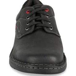 Veterschoenen ZWART